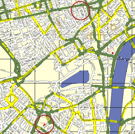 Map of Westminster